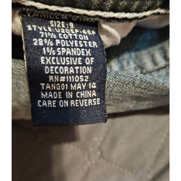 Women's (Juniors) Vanilla Star Jeans Size 9 Blue Denim - Picture 8 of 10